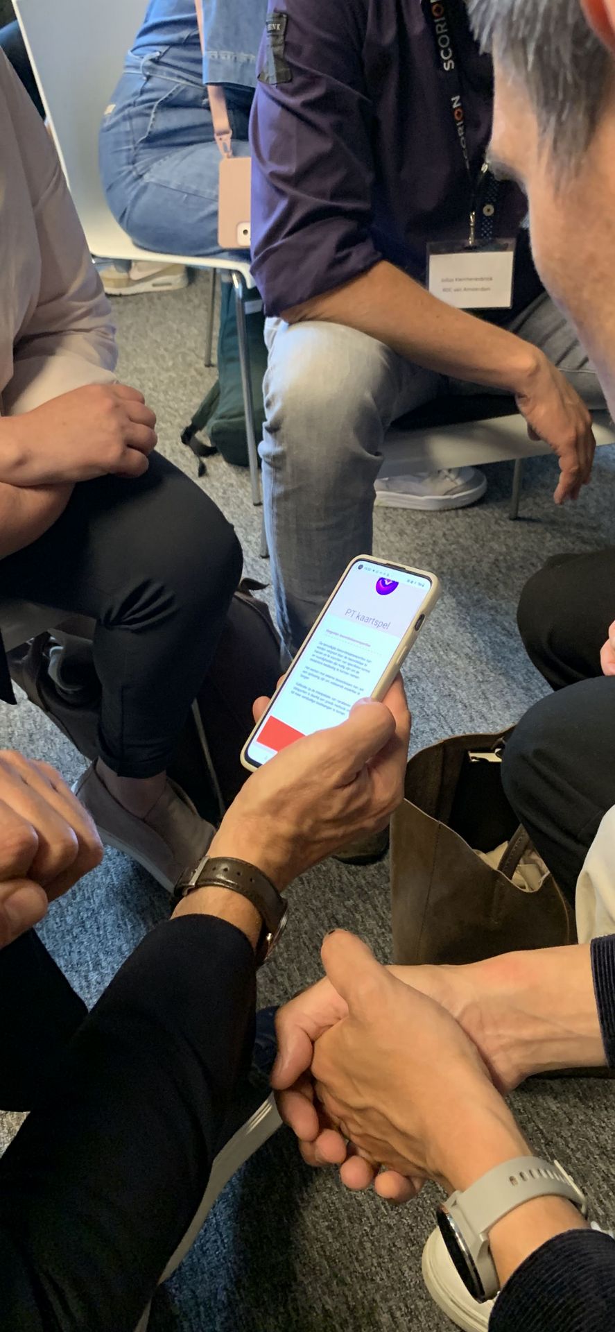 The Programmatic Assessment Card Game in action
